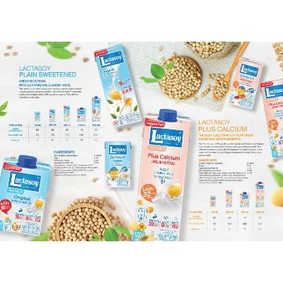 Lactasoy UHT Soymilk Original and Plus Calcium