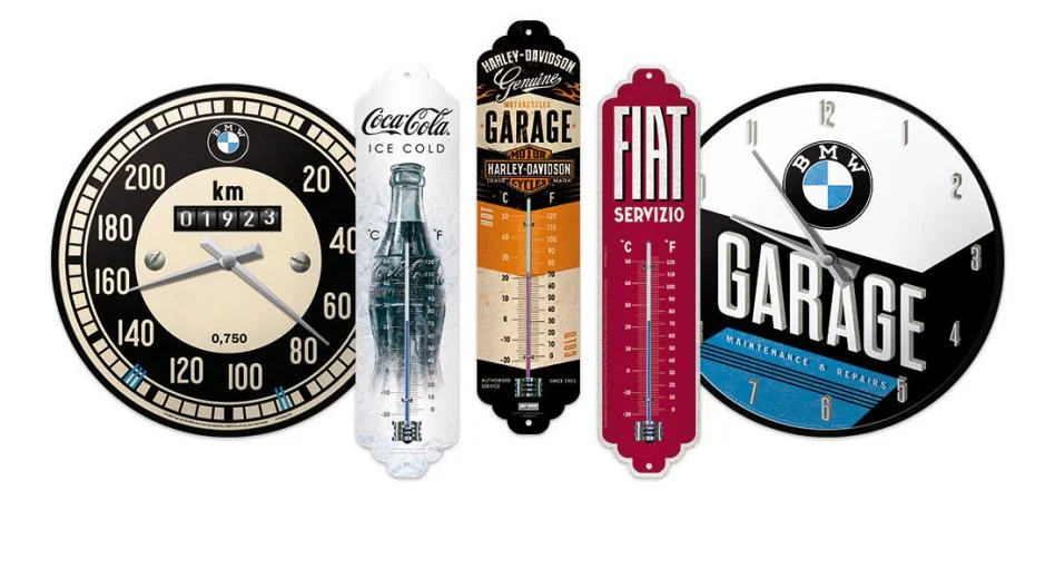 Wall Clocks and Thermometers