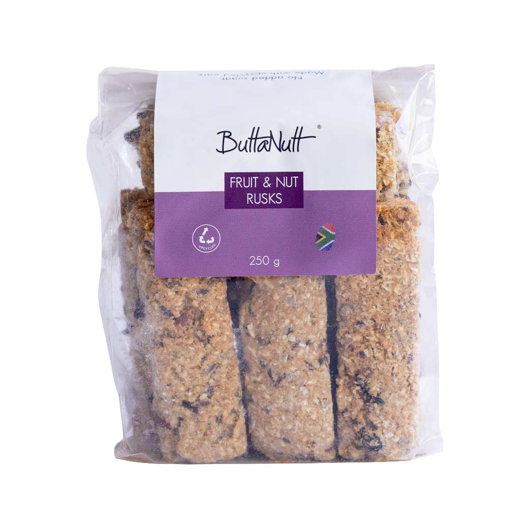 Rusks buah dan kacang