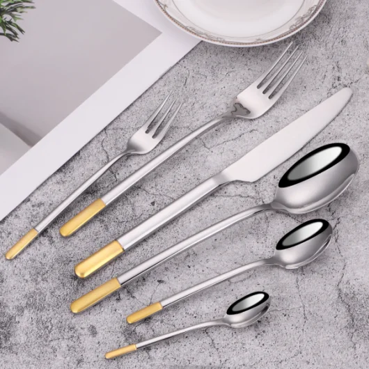 Caliban Gold Color Cutlery Set
