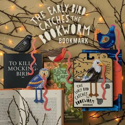 Early Bird Catches The Bookworm Bookmark