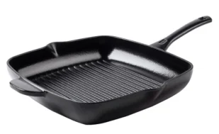 Matte Enamel Cast Iron Griddle Pan