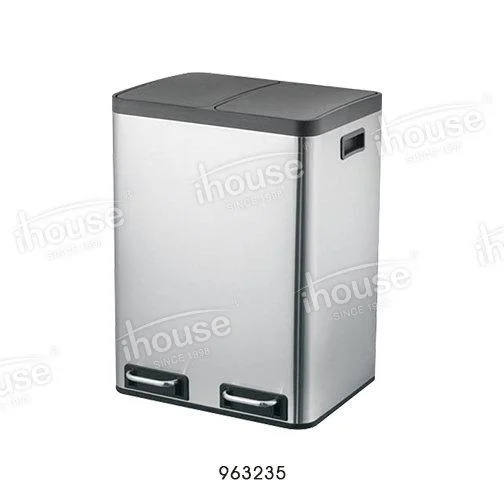 32L 2-Compartment Pedal Bin
