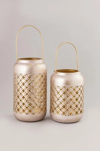 Metal Lantern Set of 2