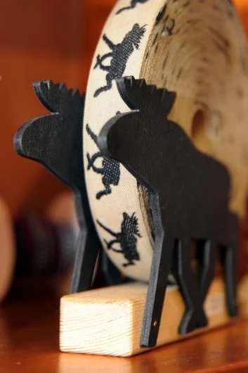 Swedish Ribbons and Wooden Handicrafts