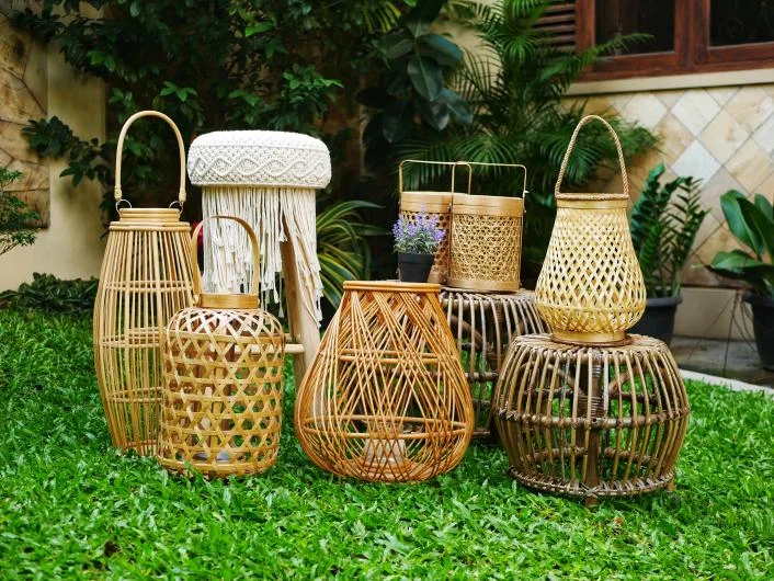 Natural Woven Lampshade
