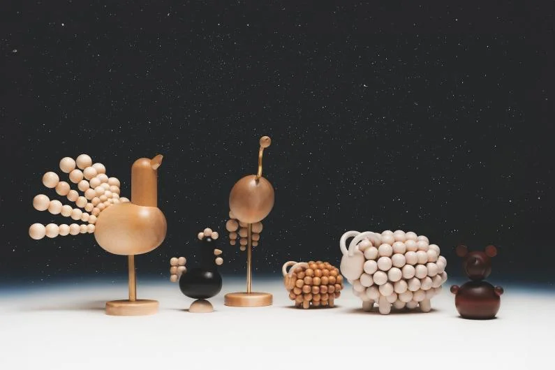 Aarikka Wooden Animal Figurines