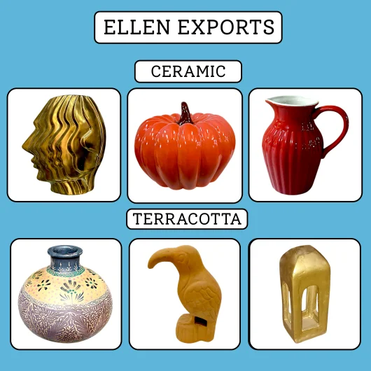 Ellen Exports Ceramic and Terracotta Decor Collection