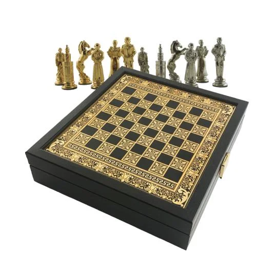 Luxury Damascene Chess Set
