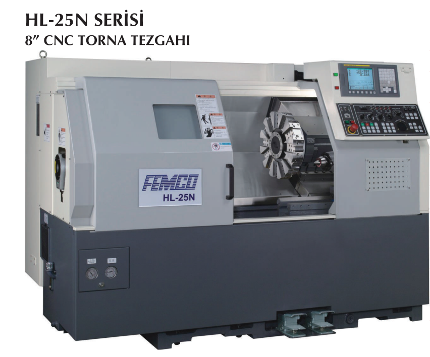 Tour CNC FEMCO pour l’usinage de précision