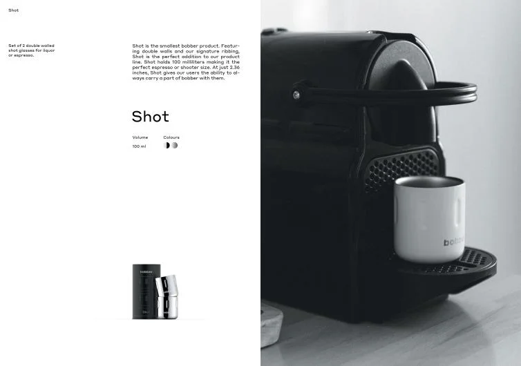Bobber Shot Double-Walled Shot Glasses