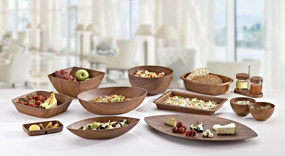 EVELIN Wood Look Servingware