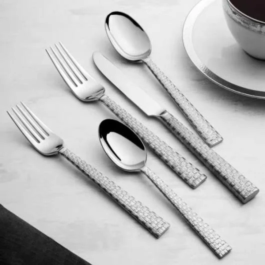 HR00384 Woven Texture Flatware Set