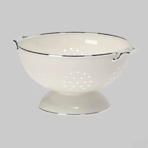 22cm Enamel Colander