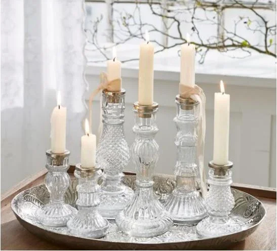Glass World Glass Candle Holder
