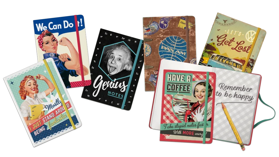 Nostalgic-Art Notebooks Set