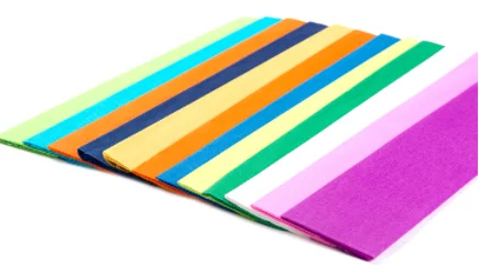 Virgin Wood Pulp Crepe Paper