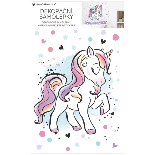 Colorful Unicorn Wall Sticker