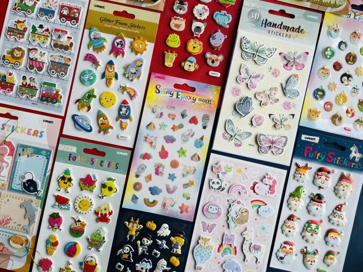 3D Puffy Stickers