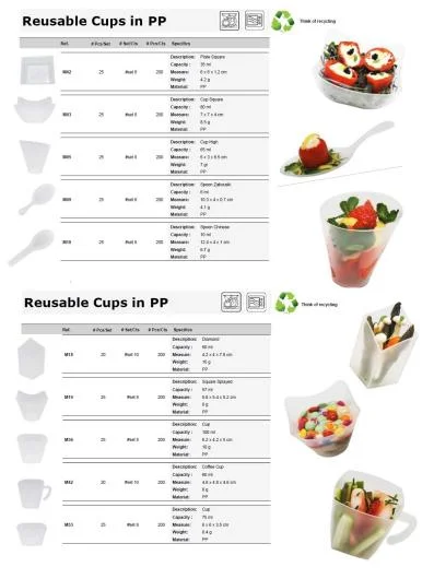 Reusable PP Cups