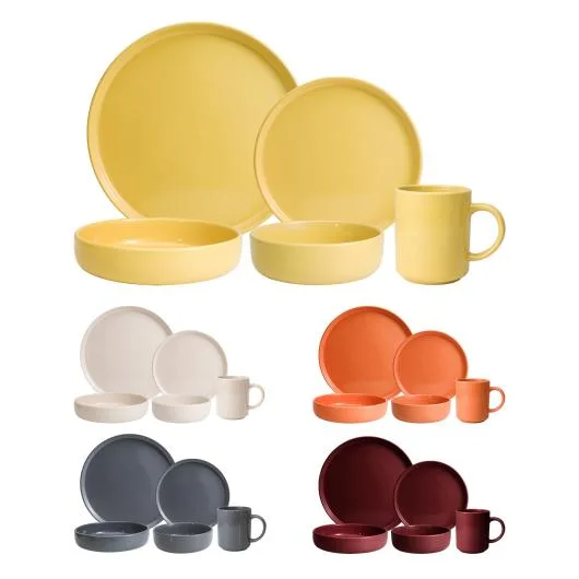 2026 Trend Color Stoneware Tableware Collection