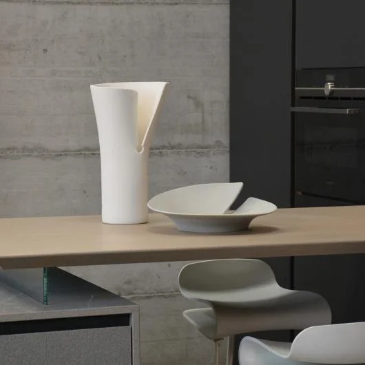 Lineasette Helix Vase and Tray