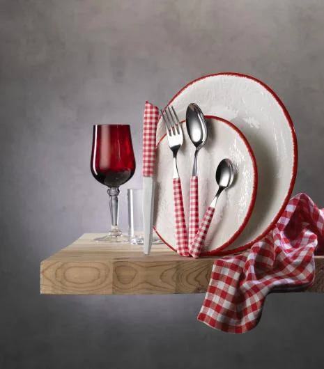 Checked Pattern Table Knives