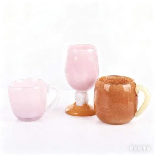 Hand-Made Soda Glass Cups