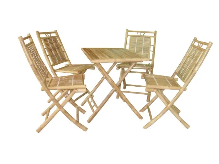 Bamboo Table and Chair Set