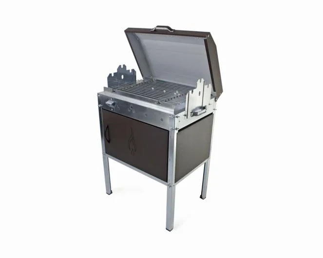 Galvanized Charcoal Grill 55x40cm