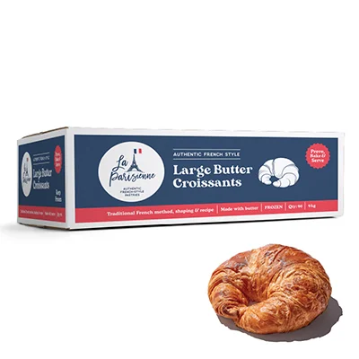 La Parisienne Unbaked Large Butter Croissants