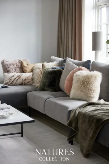 Sheepskin Leather and Fur Cushions