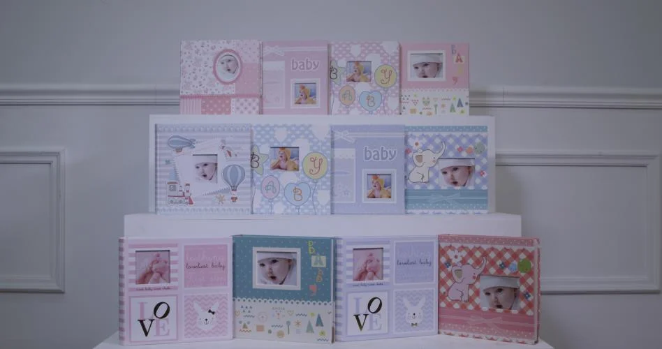 Baby Glass Paper Photo Album