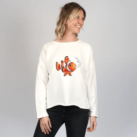Clownfish Oversize Sweater for Women