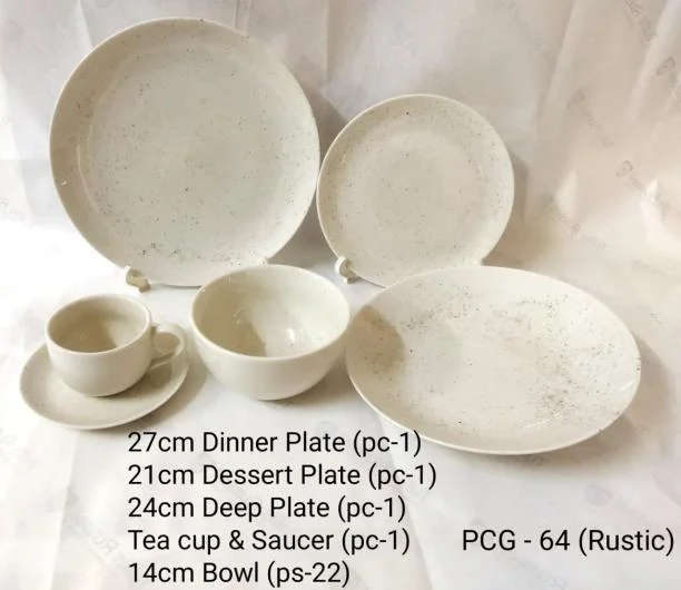 Protik PCG-64 Rustic Ceramic Tableware