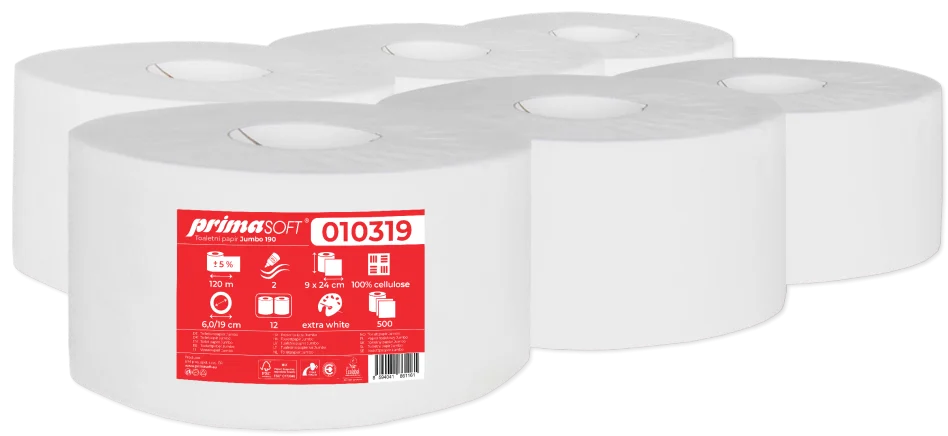 JUMBO PrimaSoft Toilet Paper 190 Item 010319