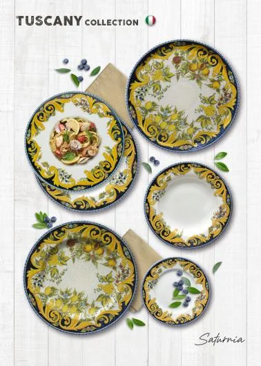 Saturnia Tuscany Line Tableware