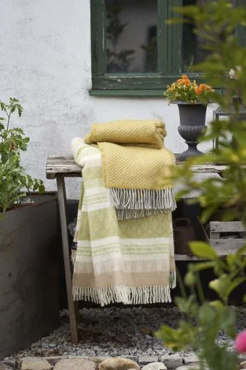 Klippan Freja Lime Throw 2124-05