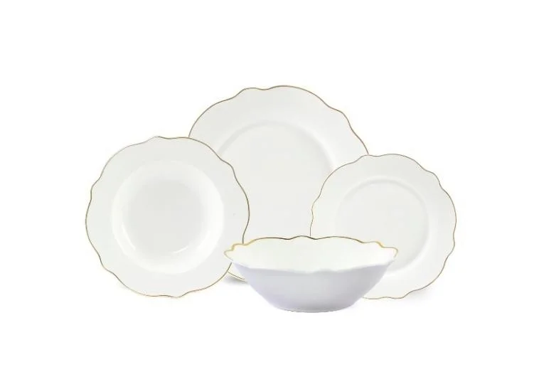 24-Piece Wave Shape Dinner Set