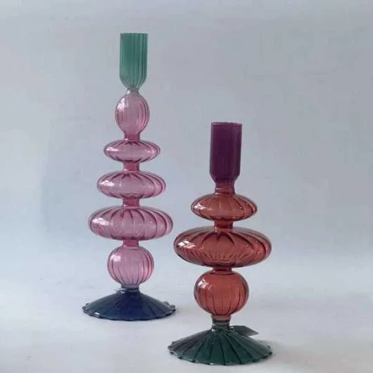 Borosilicate Crystal Candle Holder Candlestick