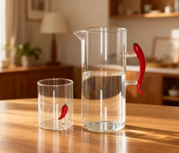 Chilli Tumbler and Carafe
