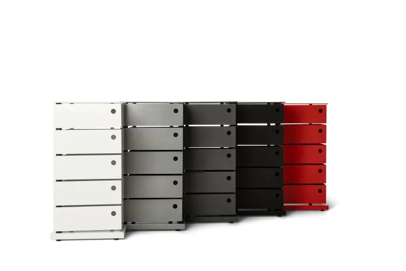 A4 Pivot Cabinet 5 Drawers Mono Color