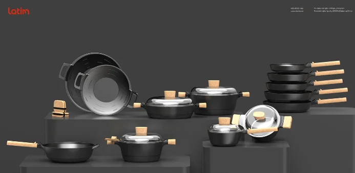 Natural Range Die Cast Aluminum Cookware