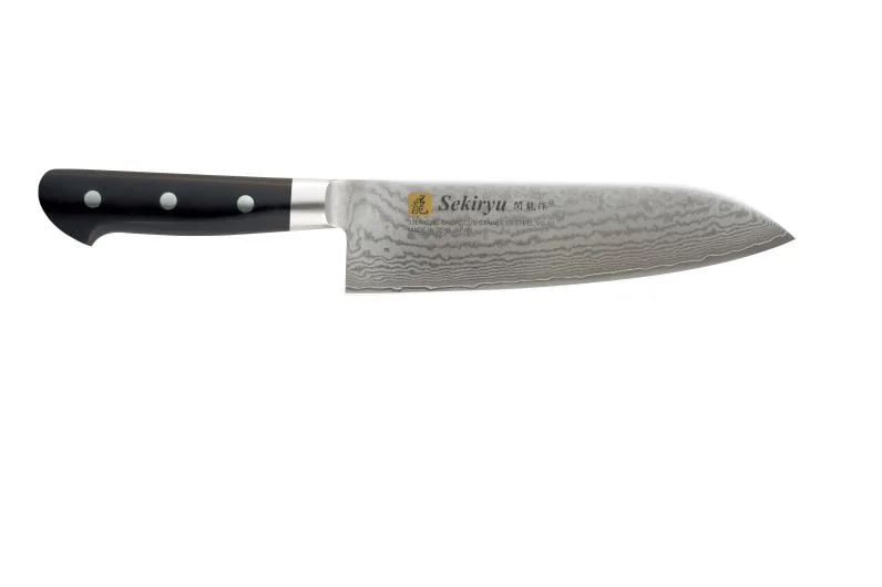Sekiryu Damascus Santoku Knife