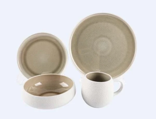 Rough Reactive Glaze Dinnerware