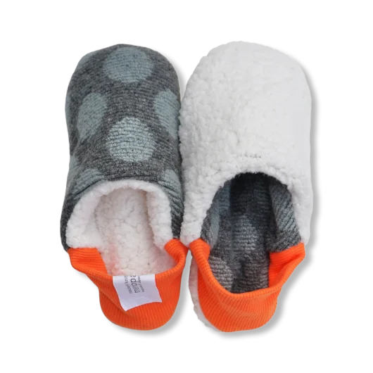 Japan Made Dot Pile Reversible Room Shoes