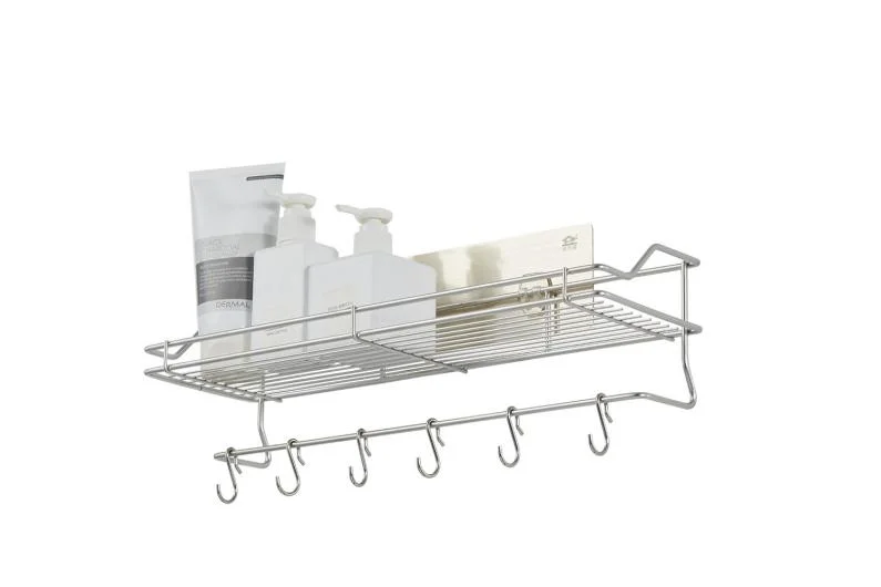 Storage Shelf with Rail Hooks