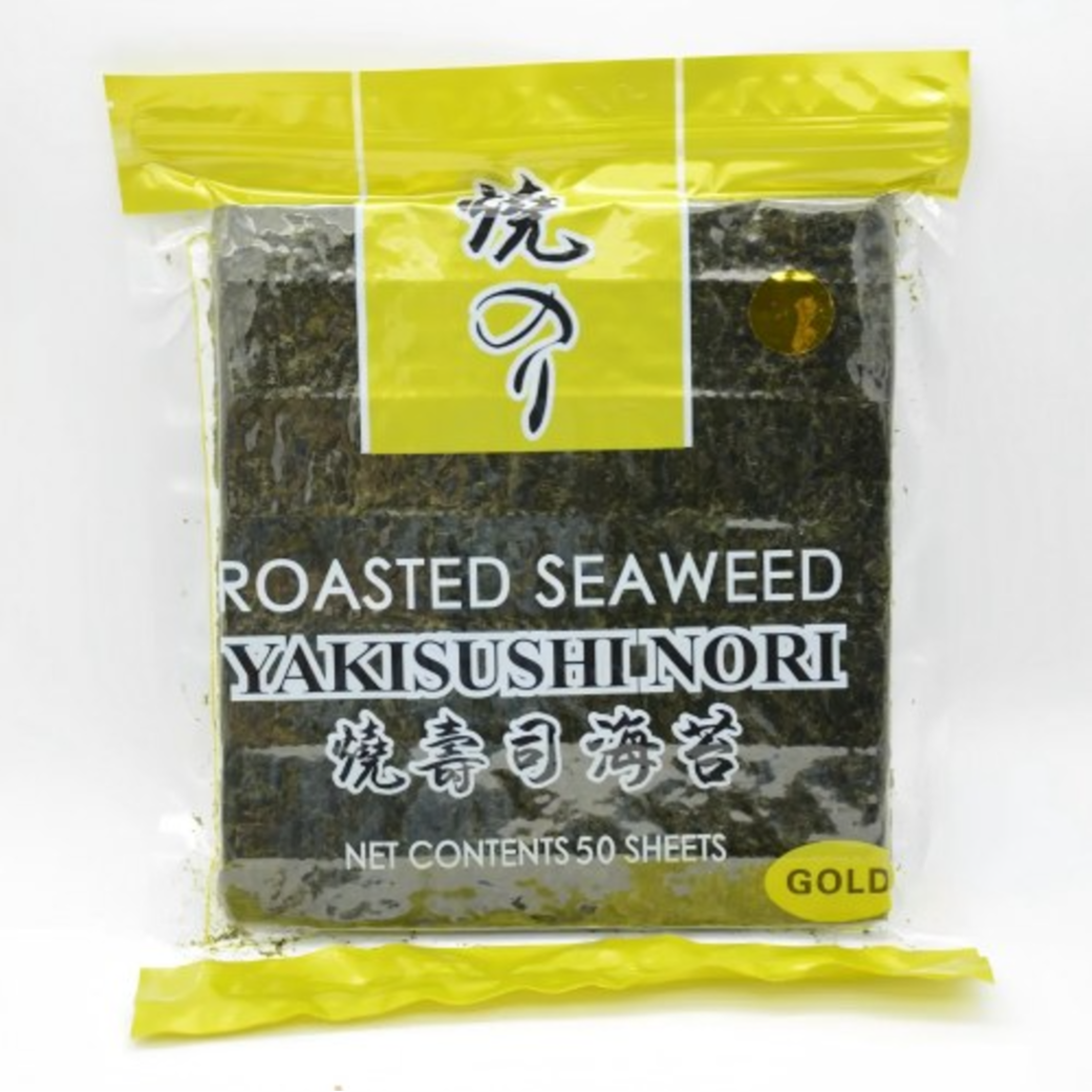Roasted Seaweed Snacks and Sushi Ingredients