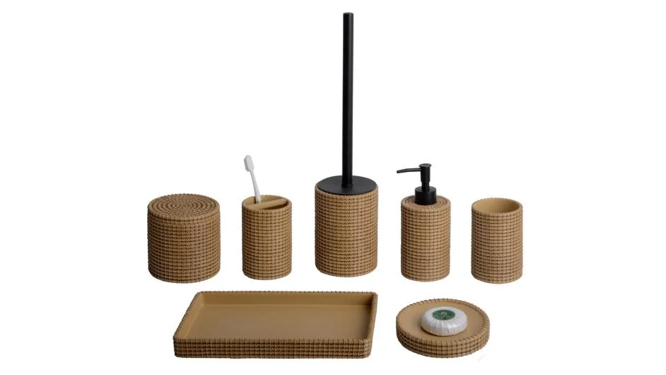Rattan Design Bath Accessories