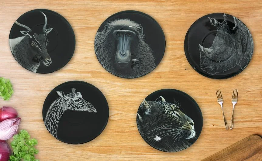 Jungle Safari Plate Collection